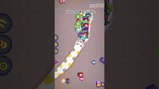 Worm zone io best trap #121 #funny #gaming #wormszone #viral