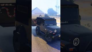 Sidhu Moose wala THAR and Trolley in GTA 5 #virla #295 #ytshorts #sidhumoosewala