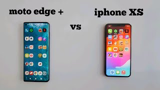 Motorola Edge Plus vs iphone XS in 2024 || Speed Test