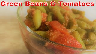 Easy Green Beans And Tomatoes | Meatless Mondays