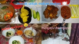 A DAY IN MY LIFE 🍃 MENYAPU NGEPEL DAN MASAK UNTUK MAKAN MALAM 😊