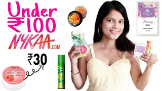 MUST HAVE PRODUCTS FROM NYKAA UNDER RS 100 || FIRST EXPERIENCE WITH NYKAA ||