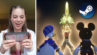 Reacting to the Kingdom Hearts STEAM TRAILER