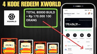 BURUAN KLAIM💵 80000 BUILD GRATIS + 4 KODE REDEEM X-WORLD TERBARU 2024 HARI INI 20 NOVEMBER