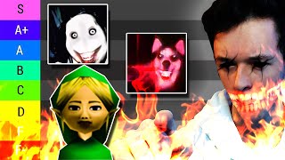 CREEPYPASTA TIER LIST | CREEPYPASTAS RANKED FROM BEST TO WORST!!