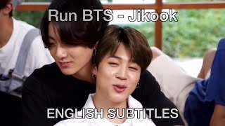 Run BTS - Jikook (Ep. 102 a 125) in english