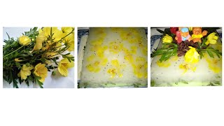 DIY Puding Edibel Bunga Kenikir || DIY Edible Pudding of Kenikir Flowers