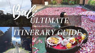 Bali Itinerary | 7D6N Complete Itinerary Guide | Places to go in Bali 📍