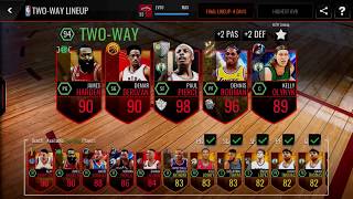 NBA Live Mobile Final Lineup (before the update)