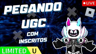 PEGANDO ITENS GRÁTIS NO ROBLOX COM INSCRITOS 😃