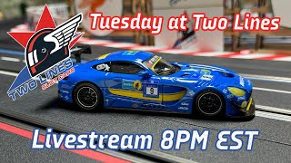 Tuesday at Two Lines Slot Cars