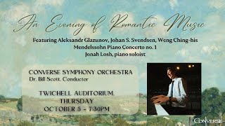 Converse Symphony Orchestra: An Evening of Romantic Music