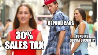 The Republican 30% Sales Tax Plan to Wreck Our Economy and Hurt the Poor @TBRS