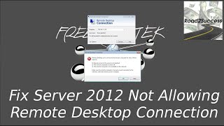 Windows Server Not Allowing Remote Desktop Connection