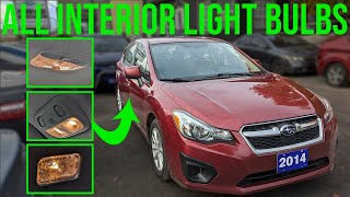 How to Replace Interior Lights (COMPLETE GUIDE) - Subaru Impreza Hatchback (2012-2016)