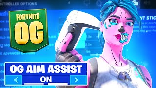 How To Get OG Legacy Aim Assist in Fortnite Season OG! (AIMBOT)