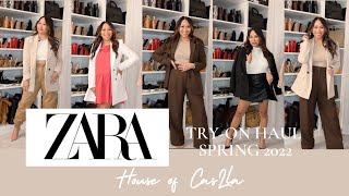 *NEW IN* | HUGE Zara Try-On Haul - Spring 2022 | Size S-M | House of CasLla