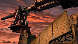 Junon prepares large barricades and cannons for Sapphire Weapon. FMV [Disc 2] Final Fantasy VII