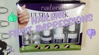 manicure Monday | nailene Ultra Quick brush on gel kit | First impressions