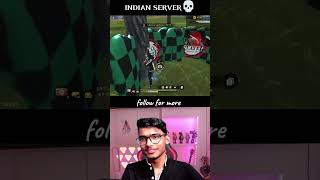 India Server 🤯 #indiaserver #shorts #freefireshorts