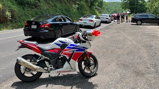 Wolf pen gap Helen ga blood mountain run may22 from gas station up to Vogel state park