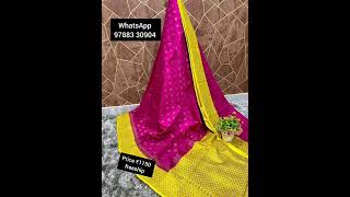 #banarasi #dupionsilk #freeshipping WhatsApp 9788340904