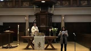 16 januari  2022. Viering in de Oude Lutherse Kerk