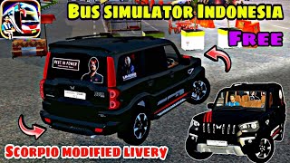 Scorpio classic S11 modified mod for bus simulator Indonesia|| अब आएगा मजा 🥳🎉