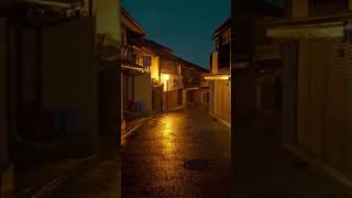 A walk trough Kyoto #shorts #rain #asmr #rainwalk