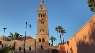 Koutoubia Mosque🕌And Garden🌲 Marrakech City 🕌مراكش مسجد الكتبية#