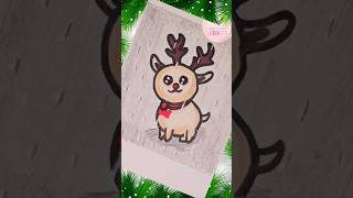 Easy cute  reindeer  drawing #easydrawing #easy #drawingforbeginners #drawing #viral