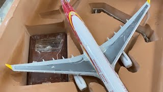 The development and design process of the bottom cover inner tray packaging box for airplane models