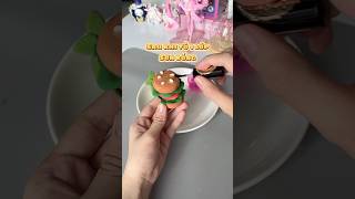 Thử độ giòn của ĐẤT SÉT với 1 lớp sơn phũ bóng 😱| Bò Cutie #diy #shorts