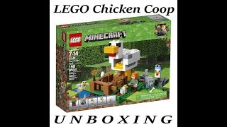 MineCraft Chicken Coop Unboxing