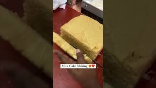 Milk Cake Making 🥛 🍰 Indian Street Food 🔥🤩#streetfoods #shorts #cake