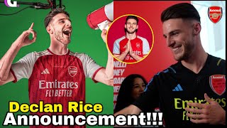 Confirmed!✅ Declan Rice Annoucement!🔥Arsenal Set To Announce Declan Rice | £105M paperwork Signed✅