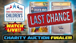 Charity Auction CONCLUSION! First Responders Children's Foundation! 1st Ever VeVe Comic Label!