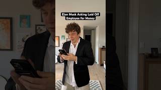 Elon Musk Asking Laid Off Employee for Money #comedy #shorts