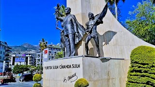 ساحة مصطفى اتاتورك في الانيا, جنوب تركيا Mustafa Kemal  Atatürk Monument Alanya Turkey