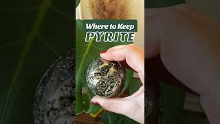 Where to keep your Pyrite crystal 👀✨#pyrite  #shorts