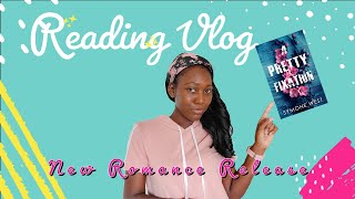 Reading romance book by black author// reading vlog | A Pretty Fixation by Symone West