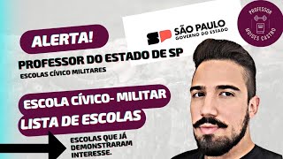 Professores do Estado de SP: Saiu a lista das escolas que querem ter o Ensino cívico-militar.