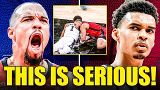 Dillon Brooks BATTLES Victor Wembanyama For The Ball AND Chris Paul VICIOUS HIT!