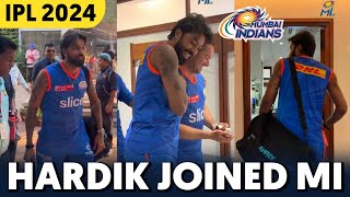 IPL 2024 - Hardik Pandya Joins Mumbai Indians Team || HARDIK IN MI