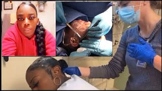 The Gorilla Glue Girl Tessica Brown Finally gets All Glue Remove from Hair😲 ( Richie Love )