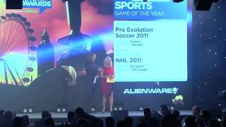 Best Sport Award Presentation - GamesMaster Golden Joystick Awards 2011