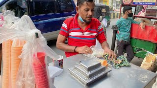 Road Side Ice Cream Parlour! Very Cheap Cone Ice Cream Making In The World | Bangladeshi Street Food