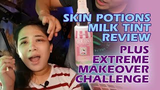 SKINPOTIONS MILKTINT IN SOYA FIRST IMPRESSION REVIEW & TRY-ON + TRANSFORMATION BY MY HUSBAND