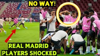 Eduardo Camavinga CRIES following serious injury during training!