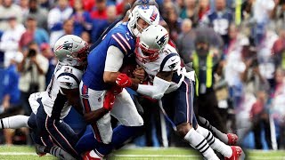 Jonathan Jones Big Hit on Josh Allen